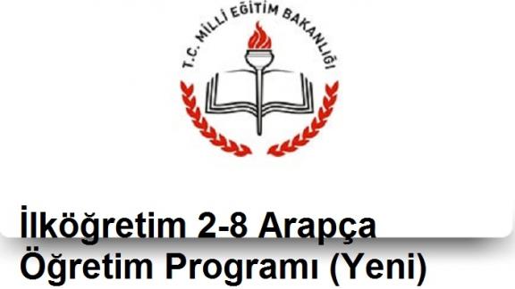 İlköğretim 2-8 Arapça Öğretim Programı (Yeni)