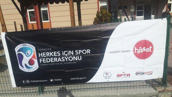Kangal Vefa Derneği ve Türkiye Herkes İçin Spor Federasyonu İş Birliği İle İlçemizde Yapılan Spor Etkinliği