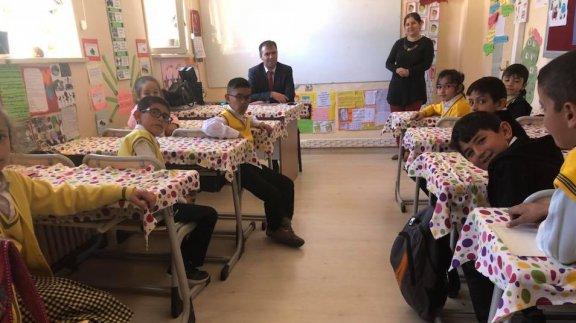 İlçe Milli Eğitim Müdürümüz Mustafa ALKAN´dan Mehmet Salih Şirin İlkokuluna ziyaret