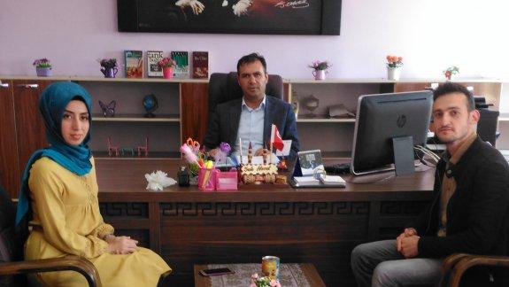 İlçe Milli Eğitim Müdürümüz Mustafa ALKAN ve Milli Eğitim Şube Müdürü Şahin KARTAL Kangal Anadolu İmam Hatip Lisesini ziyaret etti.