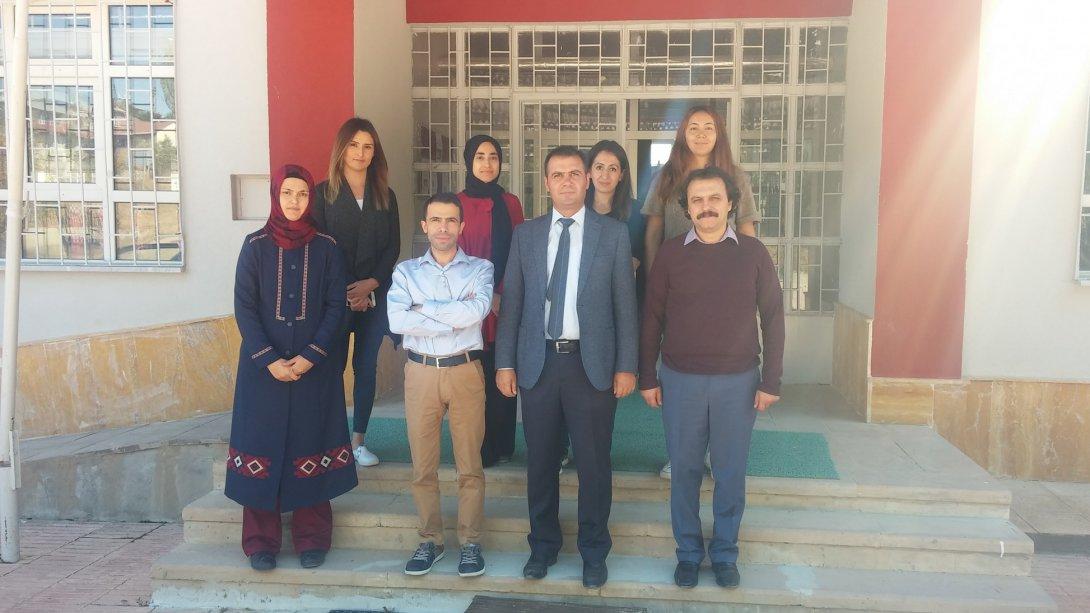 İlçe Milli Eğitim Müdürü Mustafa Alkan´ın Alacahan köyünde bulunan okulları ziyareti