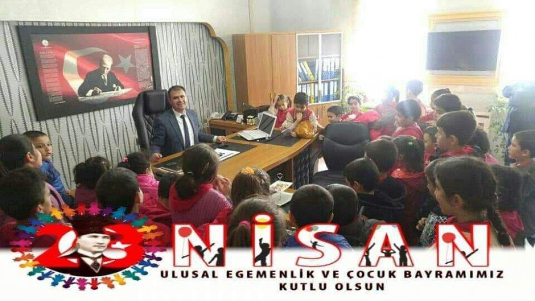 İlçe Milli Eğitim Müdürümüz Mustafa ALKAN´ın 23 Nisan Ulusal Egemenlik ve Çocuk Bayramı  Mesajı