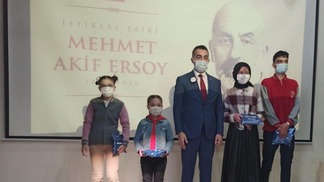 12 Mart İstiklal Marşının Kabulü ve Mehmet Akif Ersoy'u Anma Günü Kutlandı