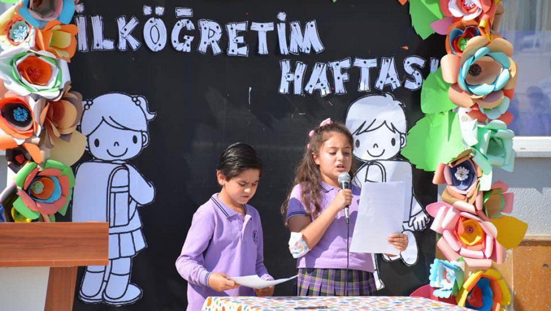 2021-2022 Eğitim-Öğretim Yılı İlköğretim Haftası, Atatürk İlkokulunda Gerçekleştirilen Programla Kutlandı.