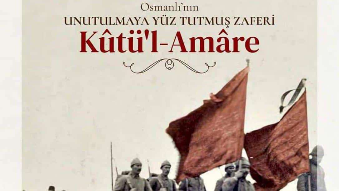 Kangal Anadolu İmam Hatip Lisesi, Kut'ül Amare Zaferi'nin 106. Yıldönümü Dolayısıyla Kutlama Programı düzenledi.
