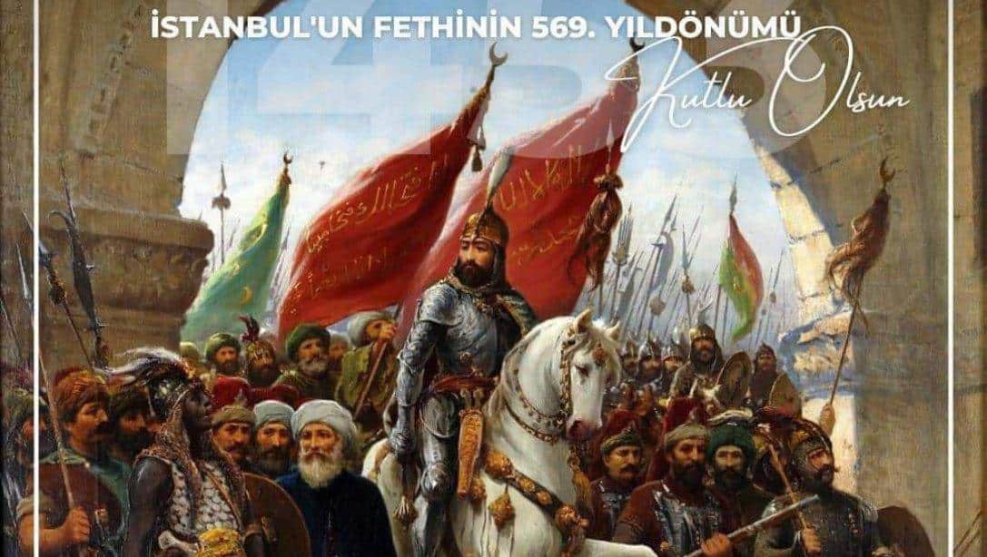 Medeniyetler Başkenti #İstanbulunFethi'nin 569.Yıldönümünde, Peygamberimizin müjdesine mazhar olmuş fethin banisi Fatih Sultan Mehmed ve kahraman ordusuna rahmet, minnet ve saygıyla...